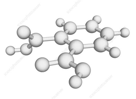 phthalic acid molecule stock image  science photo library