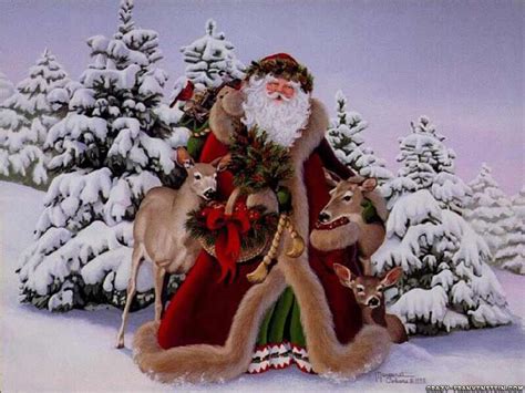 Papai Noel Para Computador - Papel de Parede O grande Papai Noel Wallpaper para Download no Celular ...