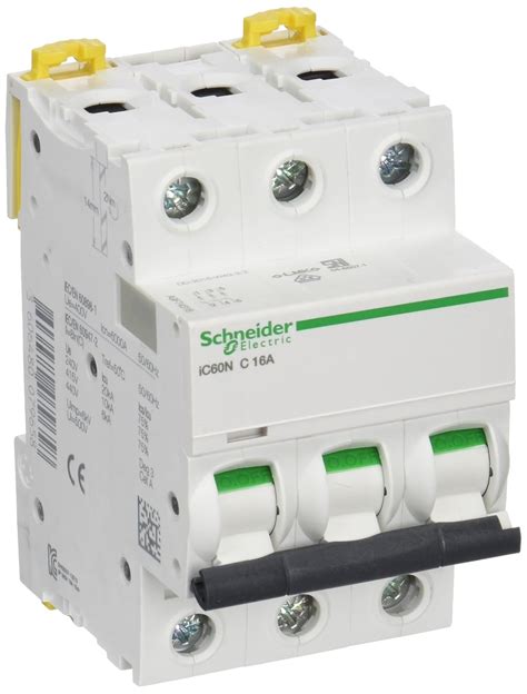 schneider af icn p   mcb miniature circuit breaker white