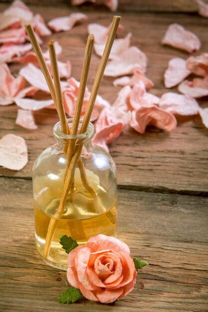 Premium Photo | Fragrance sticks or scent diffuser