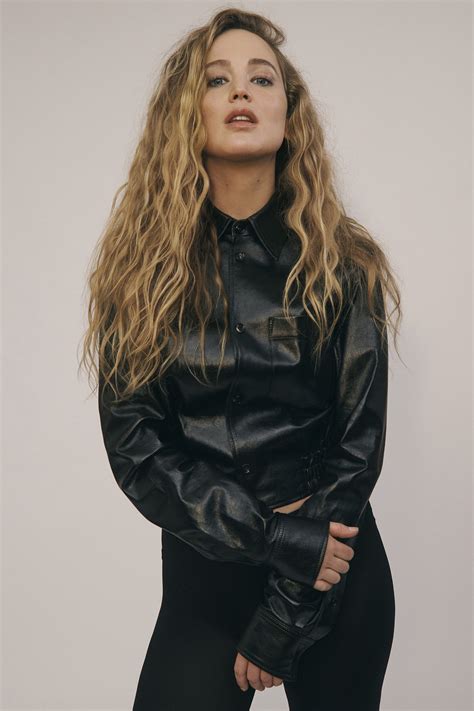 Jennifer Lawrence Braless Boobs Legs Interview Magazine - Hot Celebs Home