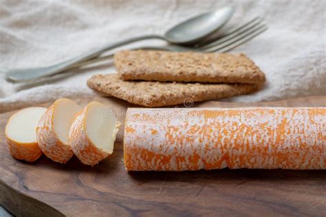 Fagotin Cheese with Orange Coloured Rind Made from Cow Milk in Caves of ...