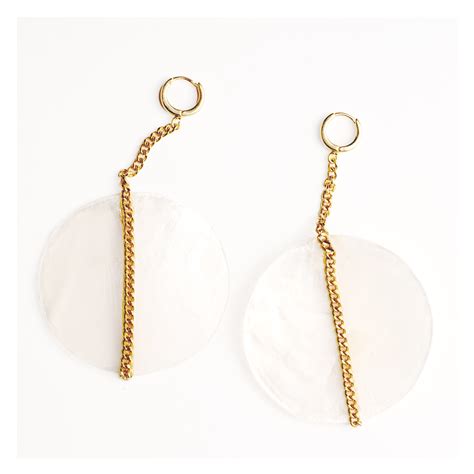 Avalon sea shell gold covered silver earrings – TAKK Accessories Collection