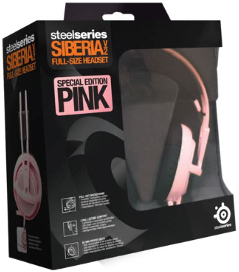 SteelSeries Siberia V2 Full Size Headset - Pink Games Accessories | Zavvi