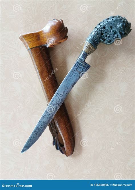 Keris the malay weapon stock photo. Image of ancient - 186830406