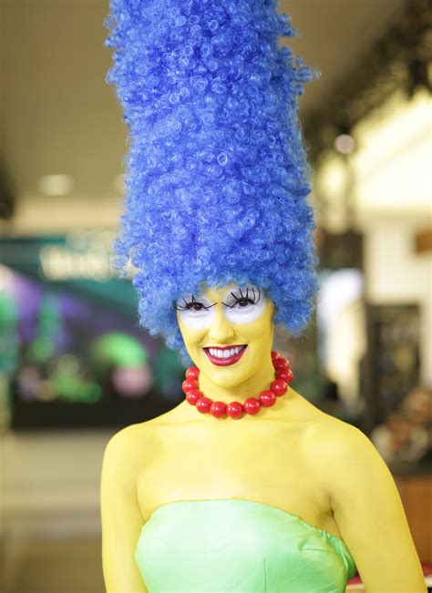 How To Make Marge Simpson Wig