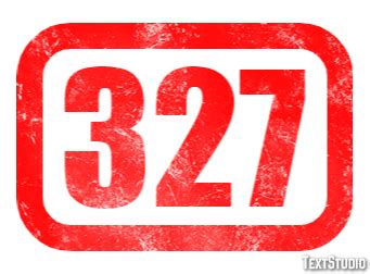 327 Text Effect and Logo Design Number