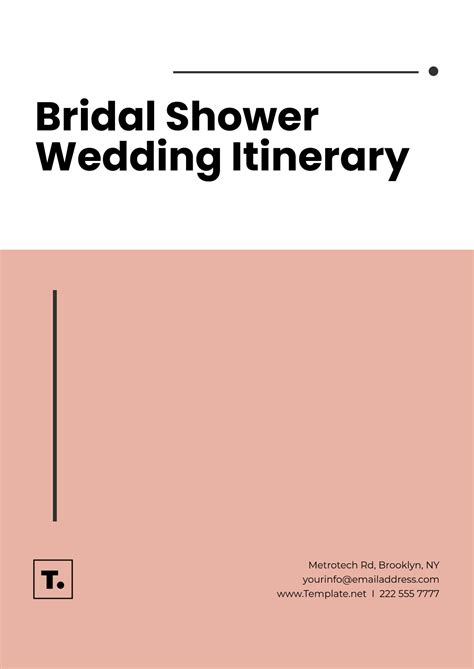 Free Bridal Shower Templates to Edit Online