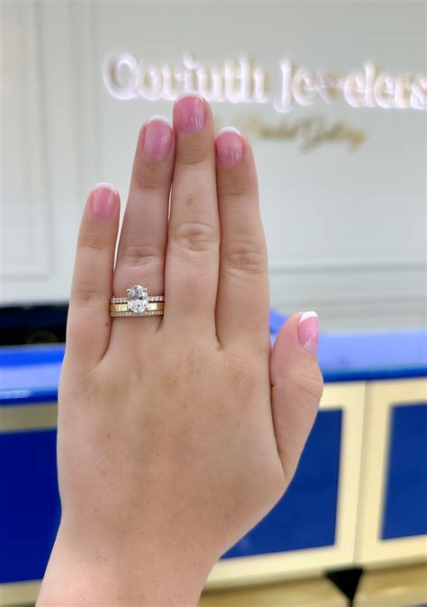 White And Yellow Gold Engagement Rings