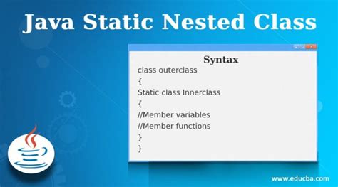 java static nested class  java static nested class works