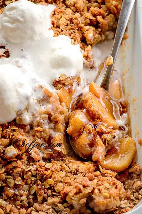Easy Apple Crisp ( Apple Crumble) - Chefjar