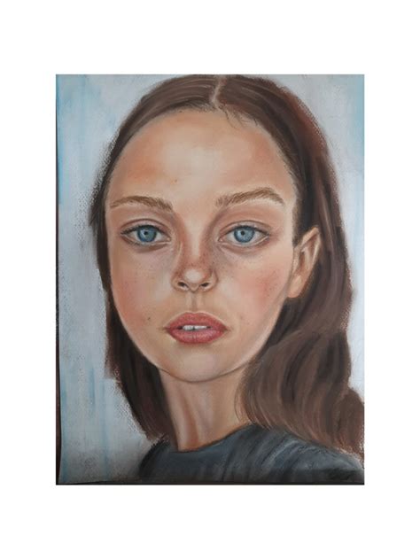 My project in Realistic Chalk Pastel Portraits course | Domestika