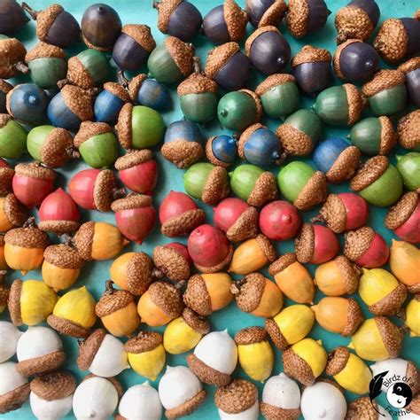 How to paint acorns for crafts – Artofit