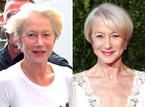Helen Mirren Without Makeup - No Makeup Pictures - Makeup-Free Celebs