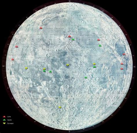 Moon-Landing Sites