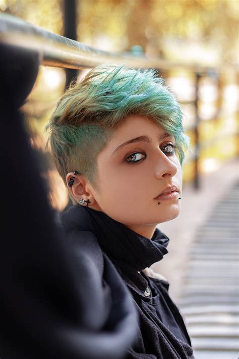 Download Green-haired Tomboy Wallpaper | Wallpapers.com