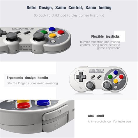 8Bitdo SF30 Pro Bluetooth Controller | GearVita