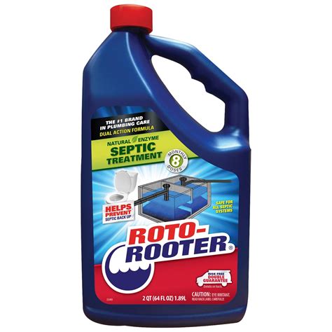 Roto-Rooter Septic Treatment, 64 oz - Walmart.com