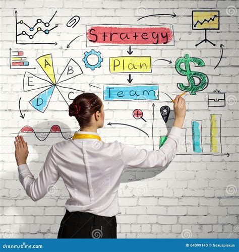 Successful Business Strategy Plan Stock Photo - Image of sale, research