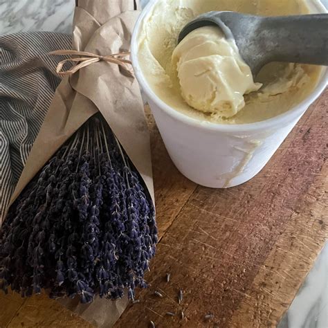 Lavender Honey Ice Cream | Lavender Honey