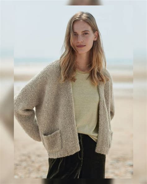 Кофта из букле спицами Sky-wool.ru