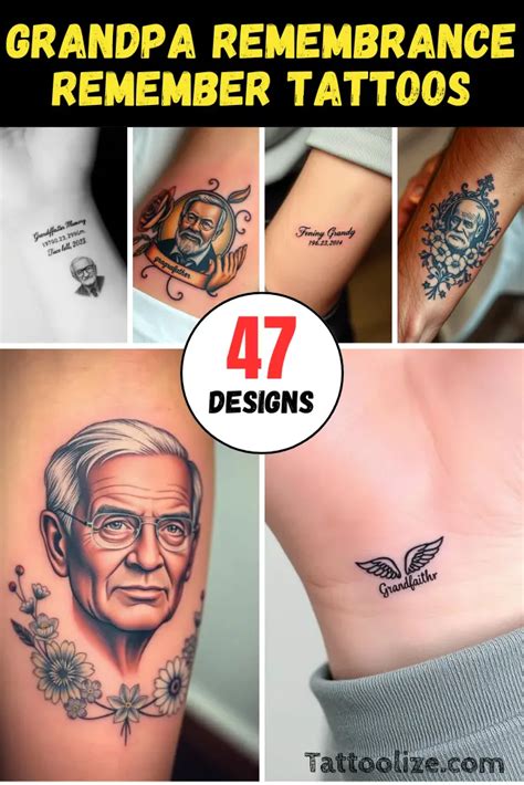 Permanent Tribute The Rise Of Tattoos As A Way To Honor Grandpa