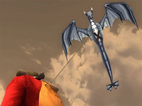 Silver Dragon Kite | LOTRO Anniversary Pet