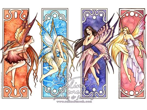 4 seasons fairies | pixies | Pinterest