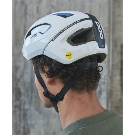 poc bike helmet omne air mips hydrogen white performance