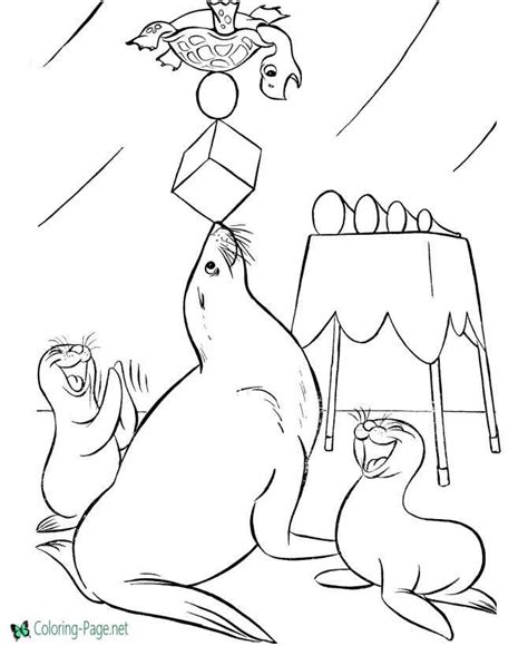 Circus Coloring Pages