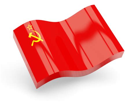 СССР, глянцевая волнистая иконка. Скачать иллюстрацию
