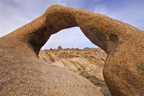 arch rock formation alabama hills landscape photo information