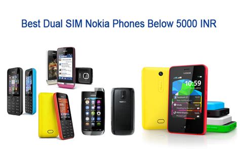Top 10 Dual SIM Nokia Phones Below 5000 INR - CrazyPundit.com