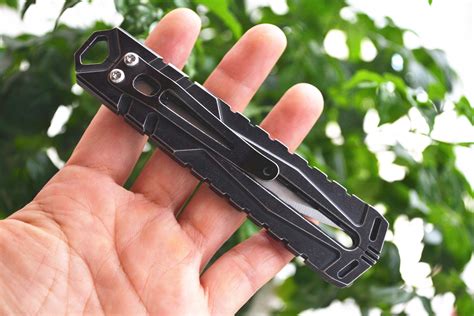 New EDC Gear knife Titanium Pocket Knife Everydaycarry Art | Etsy