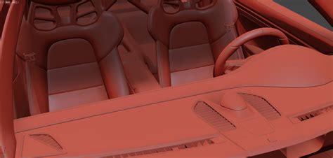 Porsche 911 GT3 RS Interior :: Behance