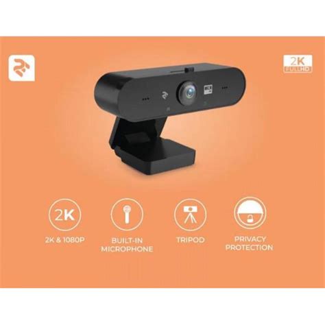 ᐉ Веб-камера 2E WQHD 2К USB Black (2E-WC2K) • Краща ціна в Києві ...