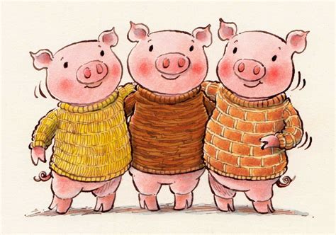Mary's Illustration Blog: Three Little Pigs