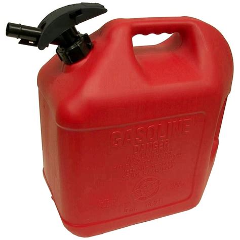 blitz  gallon plastic gasoline    gas cans department  lowescom