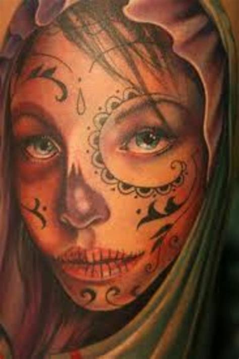 Day Of The Dead Tattoo Designs And Meanings-Day Of The Dead Tattoo ...