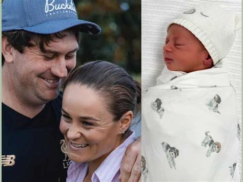 Former World No.1 Ash Barty and husband Garry Kissick share the first photo of their son 'Hayden'