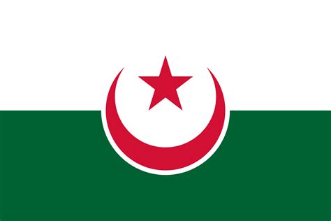 algerian flag flag  algeria wikipedia