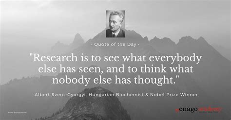 Quote From Albert Gyorgyi - Enago Academy