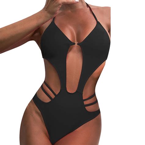 cute one piece swimsuits high cut 2
