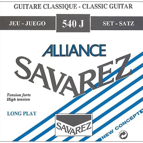 Savarez 540J - Set di sei corde ad alta tensione per chitarra classica