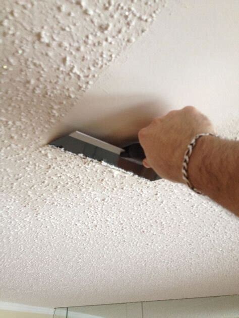 how to create a popcorn ceiling