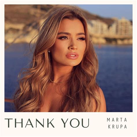 Marta Krupa wchodzi w Nowy Rok z wymownym singlem "Thank You" - W