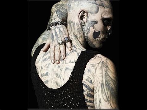Рик Дженест - Зомби Бой - Rick Genest - Zombie Boy - YouTube