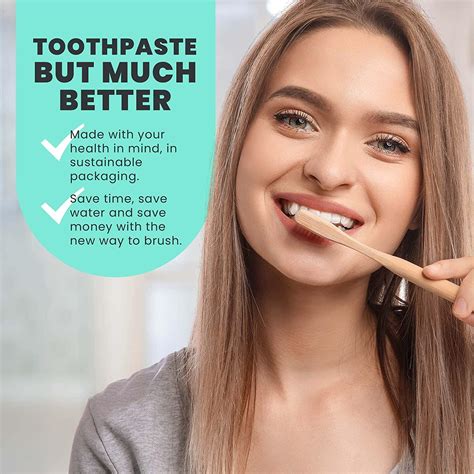 Good Organics Toothpaste Tablets - Natural Plaque Removal & Teeth