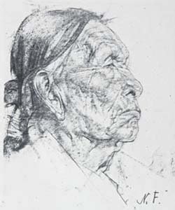Charcoal Drawings by Nicolai Fechin