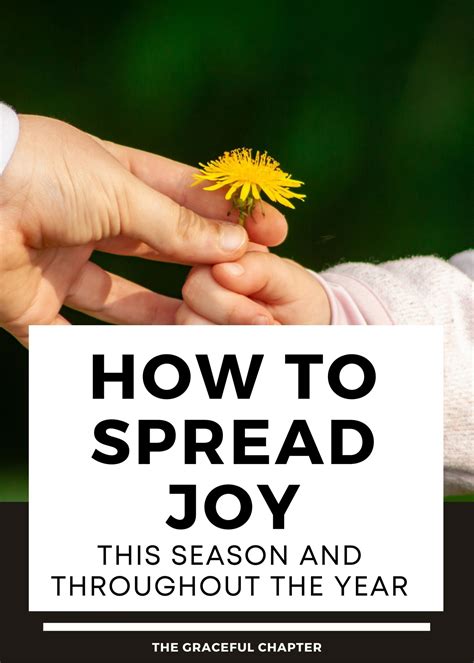 How To Spread Joy This Season And Throughout The Year - The Graceful